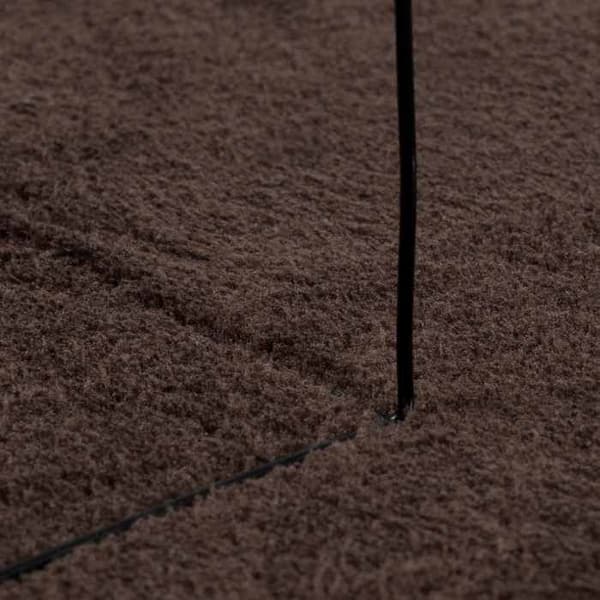 Maison Exclusive - Tapis HUARTE Brun 80 x 300 cm 100 % polyester Platt brun