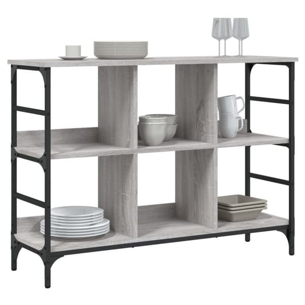 Maison Exclusive - Buffé Sonoma grå 102x32x73,5 cm ingenjörsträ Sonoma grå