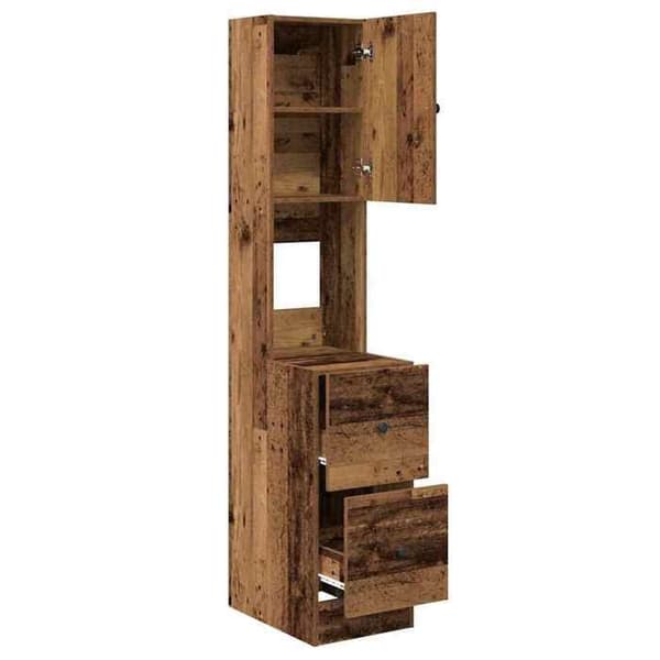 Köksbuffé - EXKLUSIVT HEM - Antik trä - Rymlig förvaring - 1 låda - 32×50×180 cm