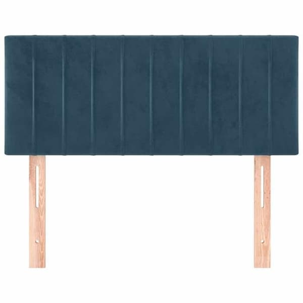 Maison Exclusive - Mörkblå sänggavel 80x5x78/88 cm Sammet