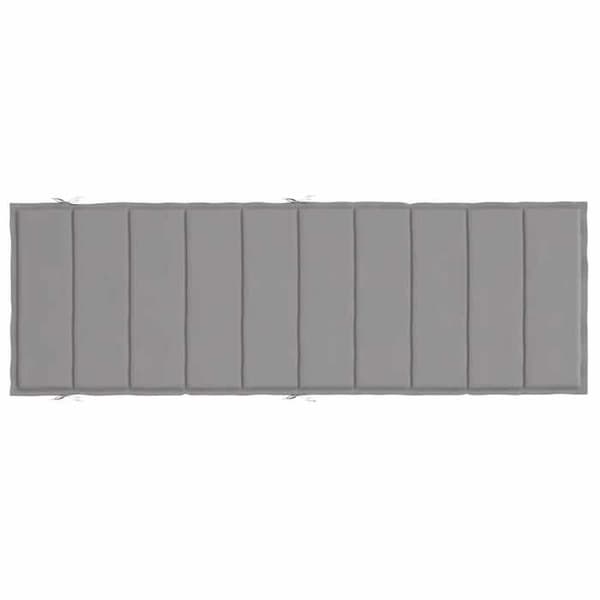 Maison Exclusive - Grå liggsoffekudde 186x58x4 cm oxfordtyg Grå