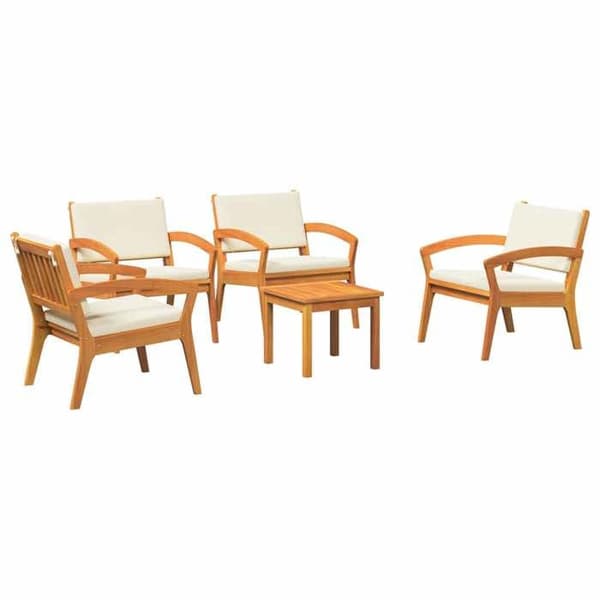 Maison Exclusive - Bistroset 5 delar Brun Polyester