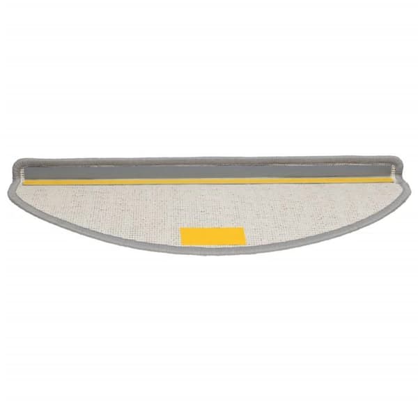 Trappe tæppe - Eksklusivt hjem - 15 stykker - 65 x 21 x 4 cm - Vaskbart skridsikkert grå Grå