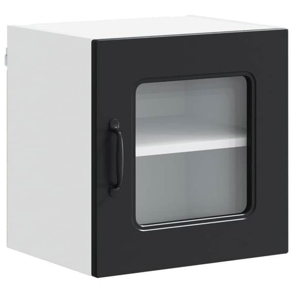 Maison Exclusive - Kalmar 2 stk. opvaskemaskine panel Sort ingeniørtræ Svart