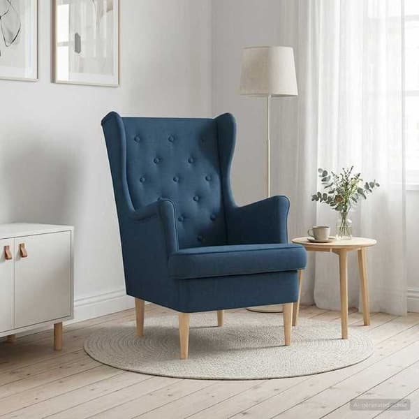 Maison Exclusive - Blå Stof Stol