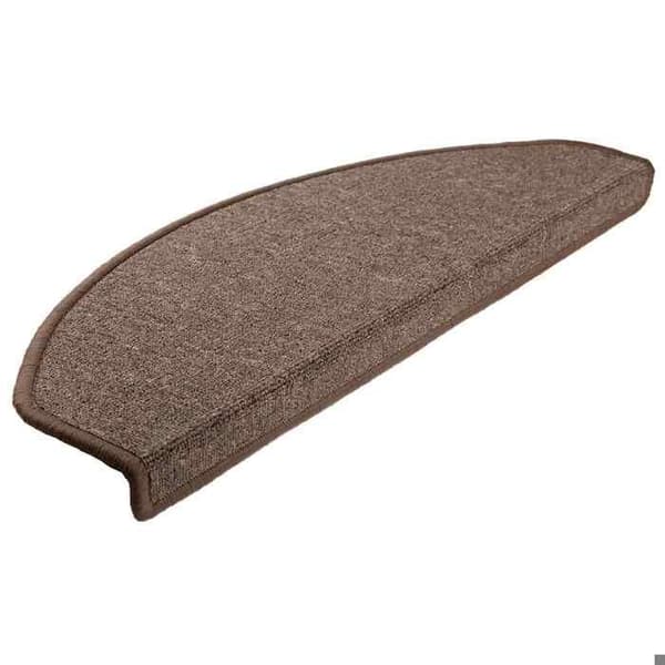 Maison Exclusive - Trappe tæppe 30 stykker 65 x 24 x 4 cm Kaffe brune Halvcirkler Store kaffe brunt