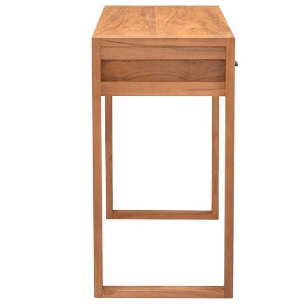Maison Exclusive - Kontor med 2 skuffer 100x40x75 cm Teaktræ