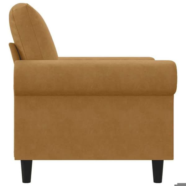Maison Exclusive - Ruskea nojatuoli 60 cm samettia