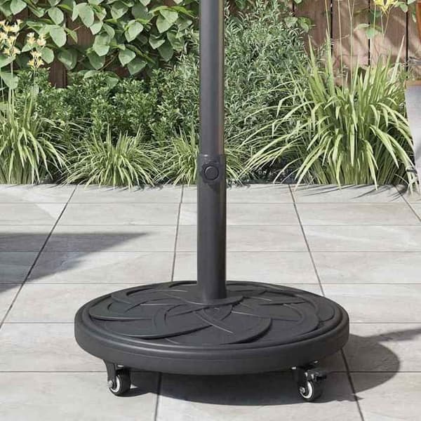 Maison Exclusive - Parasolfod 15,35 kg Sort Jern Cirkulær