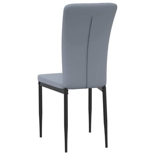 Maison Exclusive - Matstolar set om 2 Ljusgrå Sammet