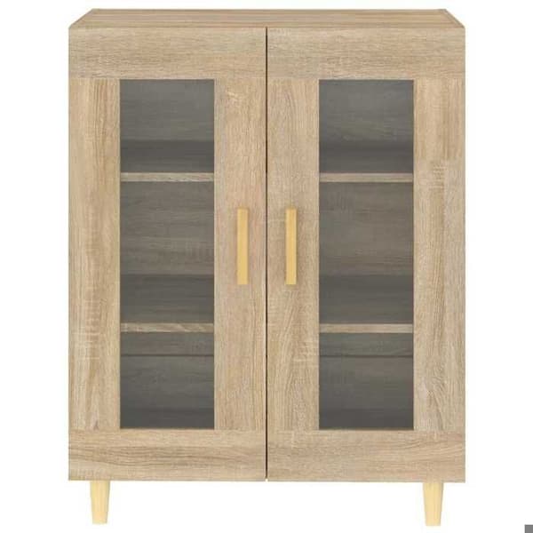 Maison Exclusive - Buffé ek sonoma 69,5x34x90 cm ingenjörsträ
