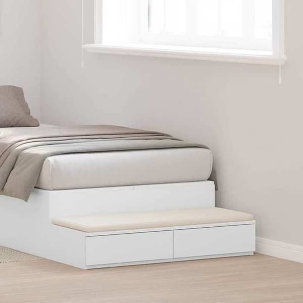 Maison Exclusive - Sengekasser Hvid 75 x 36,5 x 16,5 cm Ingeniørtræ