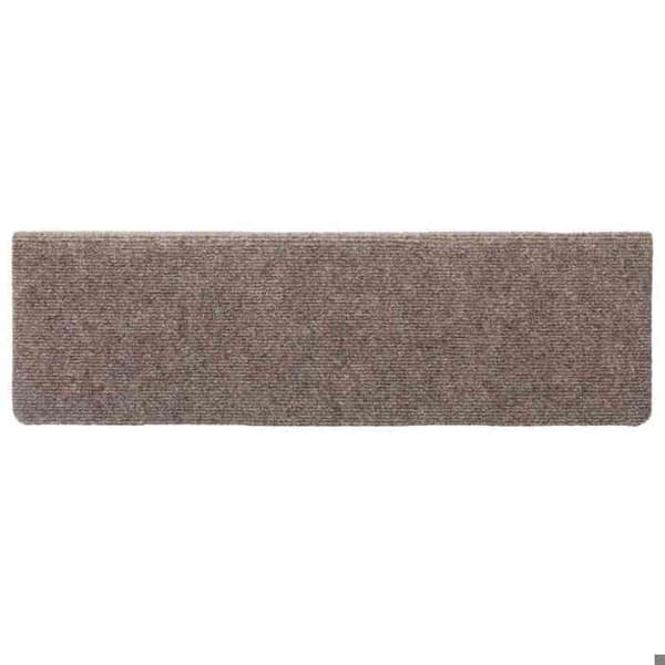 Maison Exclusive - Selvklæbende trappetæpper 15 stk. 65 x 21 x 4 cm Beige Rektangulær kant