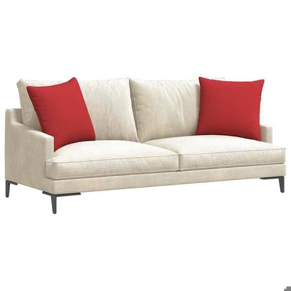 Soffkuddar - EXKLUSIV HEM - 50 x 50 cm - Röd - Polyester - Dragkedja (set om 2) Röd