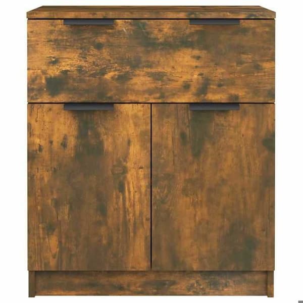 Maison Exclusive - Buffé Ek rökig 60x30x70 cm Ingenjörsträ