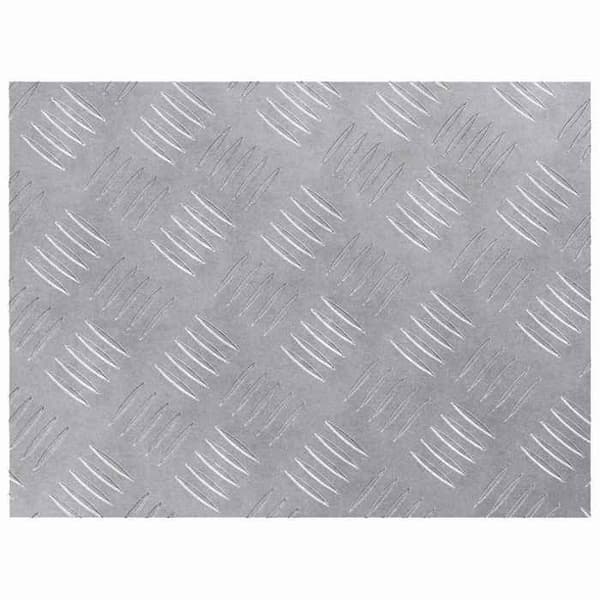 Maison Exclusive - Nez de marche 4 stk 40 x 30 cm Sølv Aluminium Rektangulær