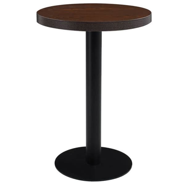 Maison Exclusive - Mörkbrun bistrobord 60 cm MDF