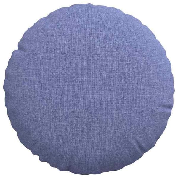 Sittkudde - EXKLUSIVT HEM - 2-pack - Rund - Denimblå - Fyllning fiber denim blå