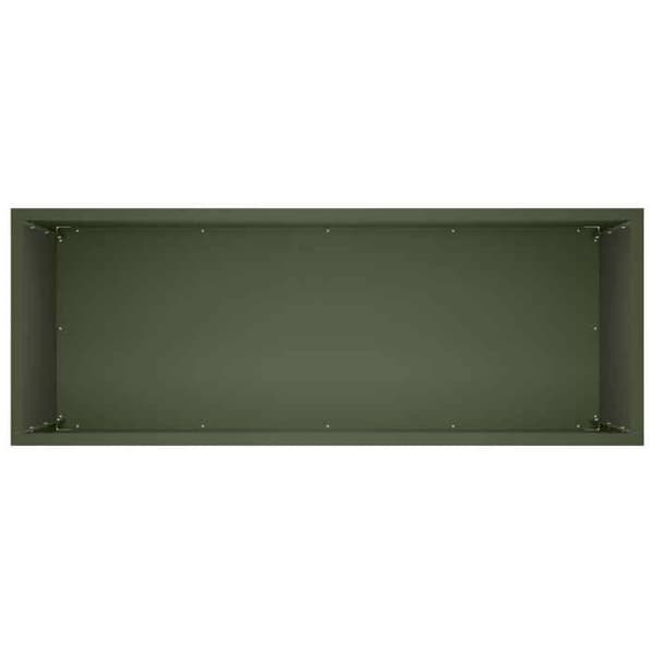 Maison Exclusive - Trädgårdskrukor 2 st Grön oliv 80 x 40 x 50 cm