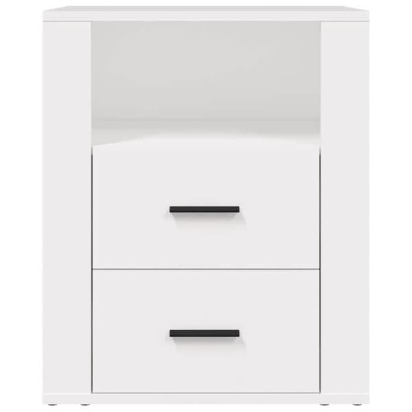 Maison Exclusive - Sängbord Vit 50x36x60 cm Ingenjörsträ Vit