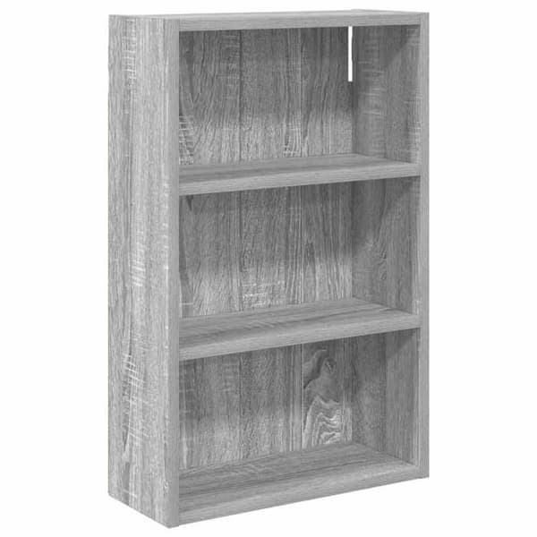 Väggskåp för badrum - EXKLUSIV HEM - 40 x 16 x 62,5 cm - Sonoma grå - Trä (paneler) - Väggmontering Gris Sonoma