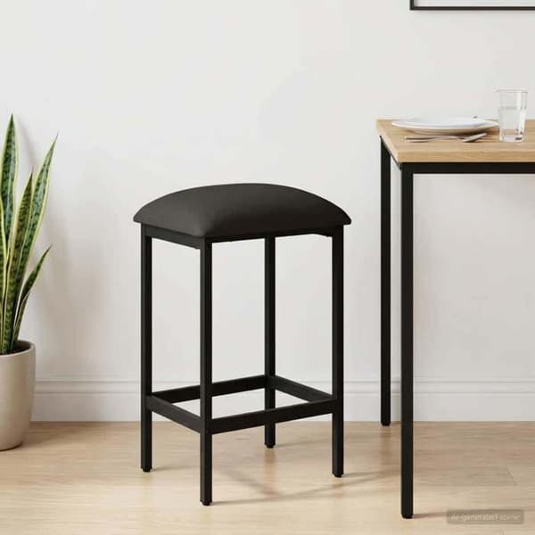 Maison Exclusive - Mörkgrå barstol 40 x 32 x 64 cm Ingenjörsträ