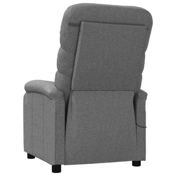 Maison Exclusive - Mörkgrå massagefåtölj i tyg Mörkgrå