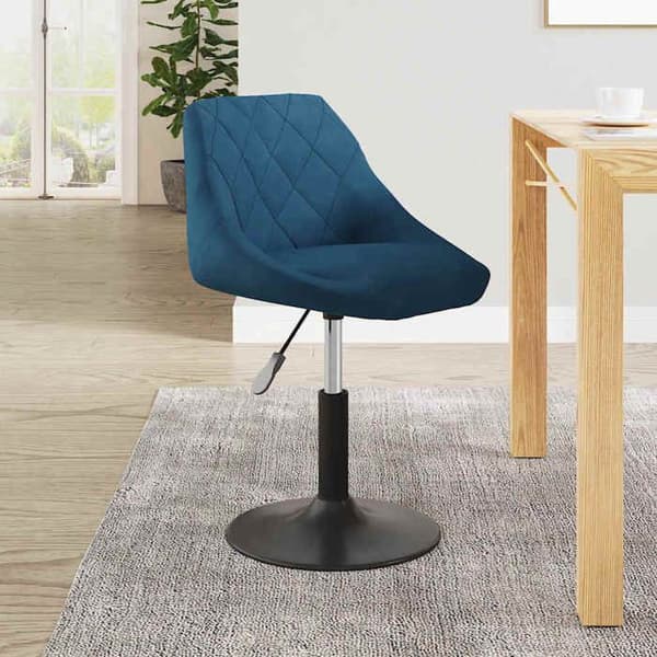Maison Exclusive - Spisestol Blå Velour