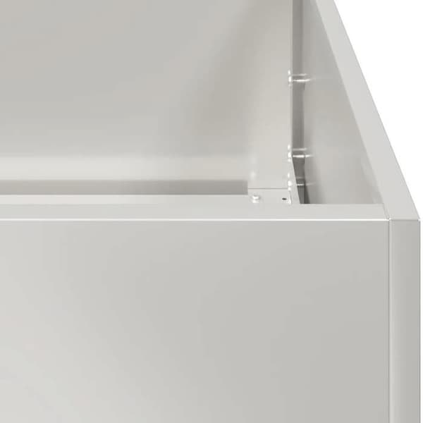 Maison Exclusive - Jardinière 40x40x80 cm rustfrit stål