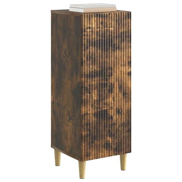 Maison Exclusive - Buffé Ek rökig 33 x 34,5 x 90 cm Ingenjörsträ