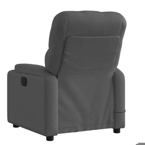 Massage stol - EKSKLUSIV HUS - Lænestol - Mørkegrå - 6 punkter vibration - USB 5V Mörkgrå