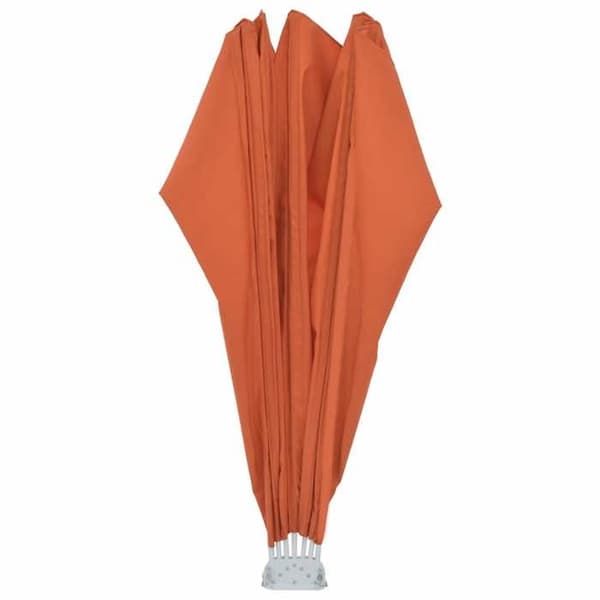 Maison Exclusive - Fällbart sidotak för terrass Terrakotta 160 cm