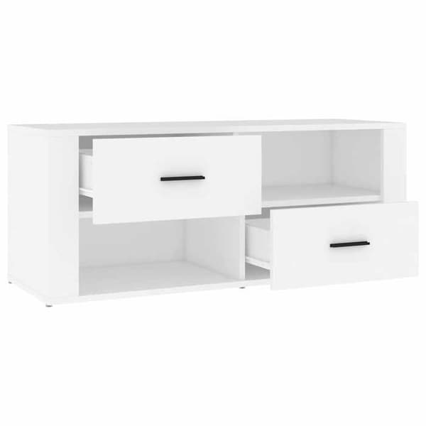 Maison Exclusive - TV-möbel Vit 100x35x40 cm Ingenjörsträ Vit
