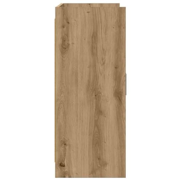 Maison Exclusive - Buffet i håndlavet egetræ 98,5 x 33 x 80 cm Ingeniørtræ