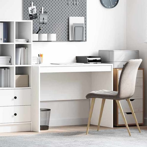 Maison Exclusive - Hvidt Skrivebord 100 x 50 x 76 cm Vit