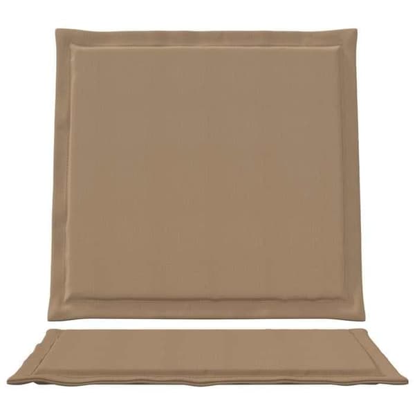 Maison Exclusive - Sitt- och ryggkuddar Polyester Taupe 47 x 45 x 2 cm