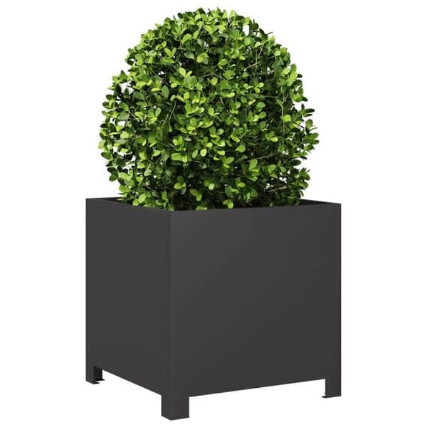 Maison Exclusive - 2 stk. sorte jardinières 40x40x40 cm i stål
