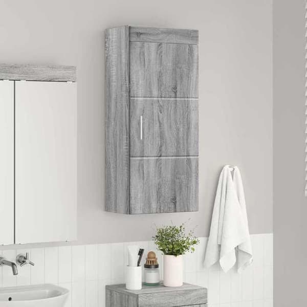 Badrumsmöbel - EXKLUSIV HEM - TULUM - Sonoma Grå - Ingenjörsträ - Matt finish Gris Sonoma
