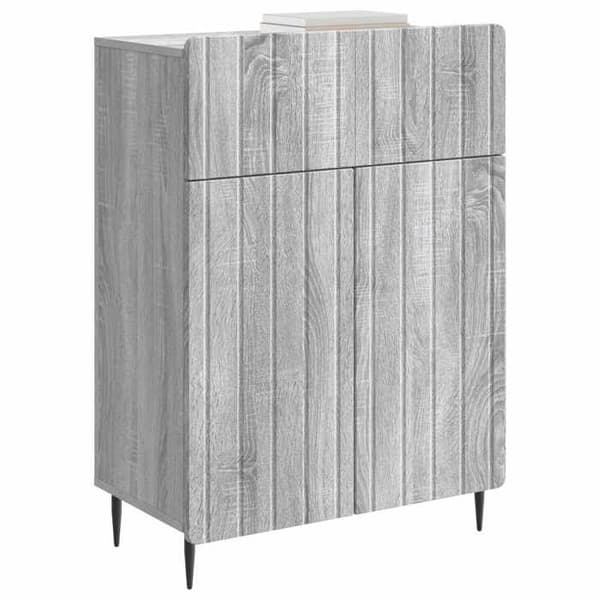 Maison Exclusive - Buffet Sonoma grå 66 x 34,5 x 92 cm Ingeniørtræ