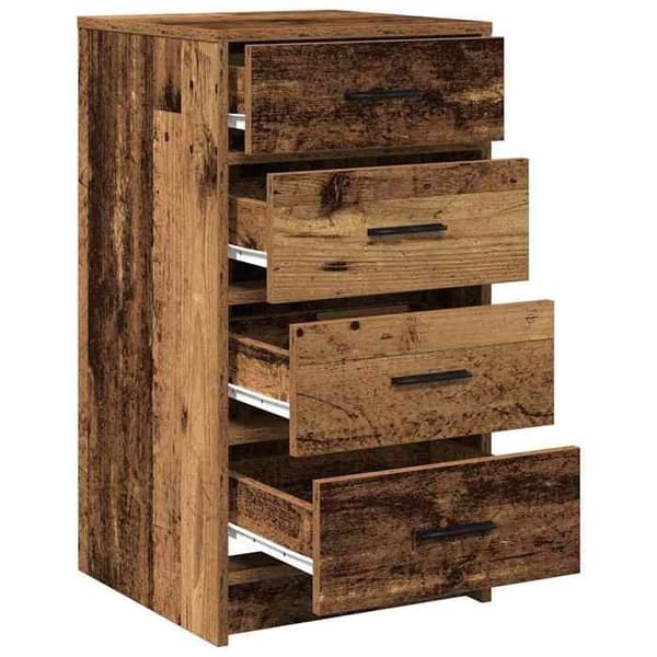 Buffé - EXKLUSIVT HUS - 40 x 41 x 75 cm - Ingenjörsträ - Matt finish - Rymlig förvaring Ej specificerat