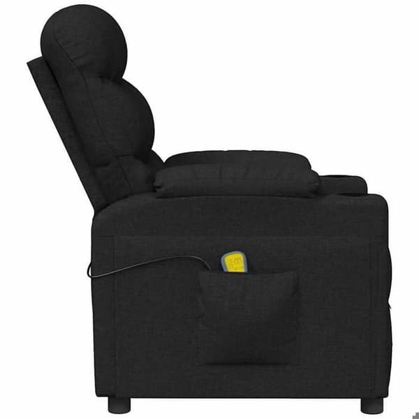 Maison Exclusive - Elektrisk massage stol Sort Stof