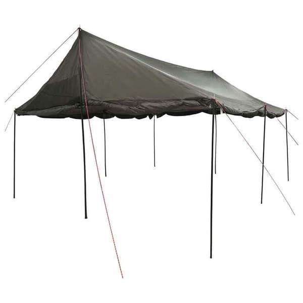 Maison Exclusive - Ruskea harmaa perheteltta 450 x 400 x 265 cm