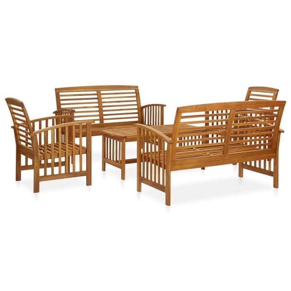Maison Exclusive - Havegruppe 5 stk Solid akacietræ