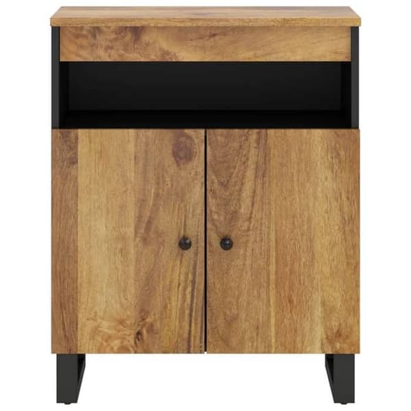Maison Exclusive - Buffet med 2 døre 60x33x75 cm massiv mangotræ