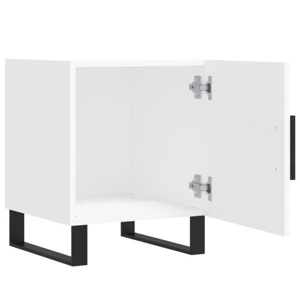 Maison Exclusive - Sängbord 2 st vit 40x40x50 cm ingenjörsträ Vit