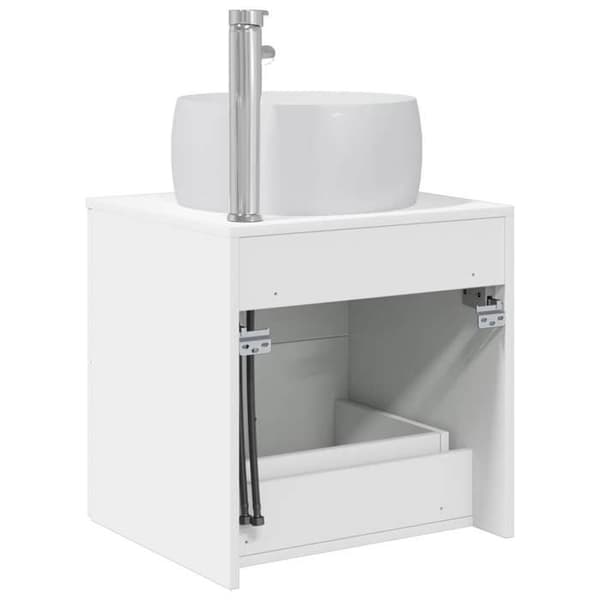 Exklusiv möbel - Väggmonterad handfat vanity Vit 49,5 x 44,5 x 66 cm