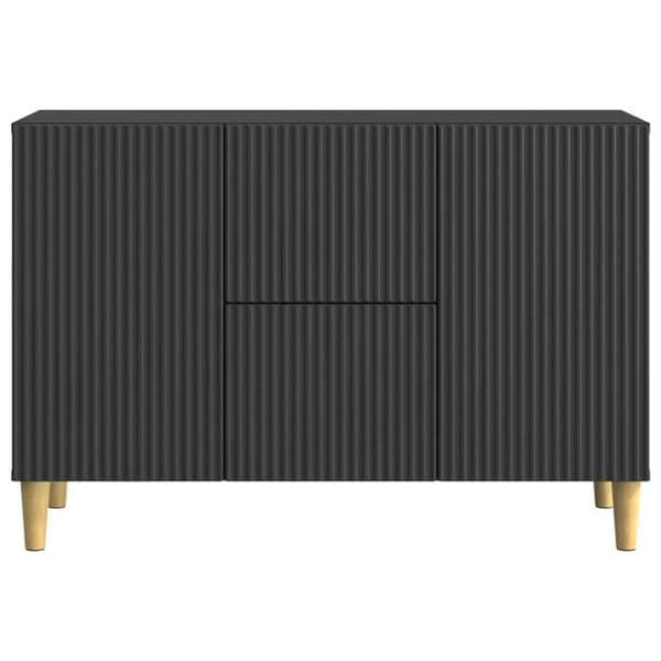 Maison Exclusive - Buffet Sort 89 x 34,5 x 60 cm Ingeniørtræ
