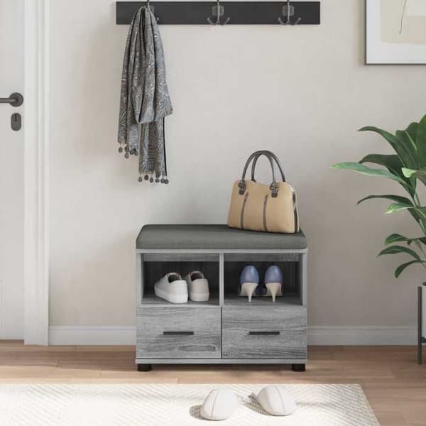 Maison Exclusive - Harmaa Sonoma eteispankki 60 x 38 x 46 cm