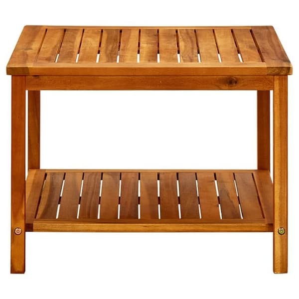 Maison Exclusive - Soffbord 60x60x45 cm i solid akaciaträ