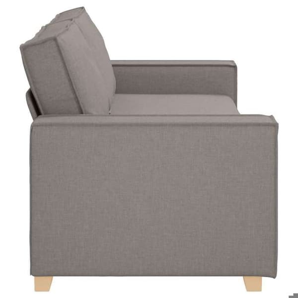 Maison Exclusive - Soffa 3 platser Taupe 180 cm Tyg Mol